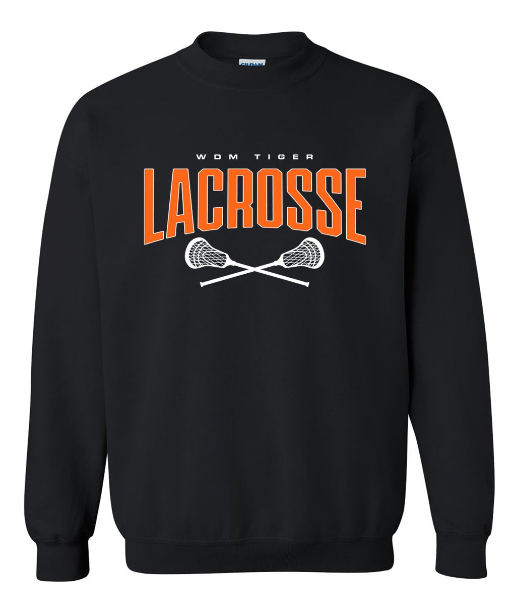WDM Tiger Lacrosse Crewneck Sweatshirt