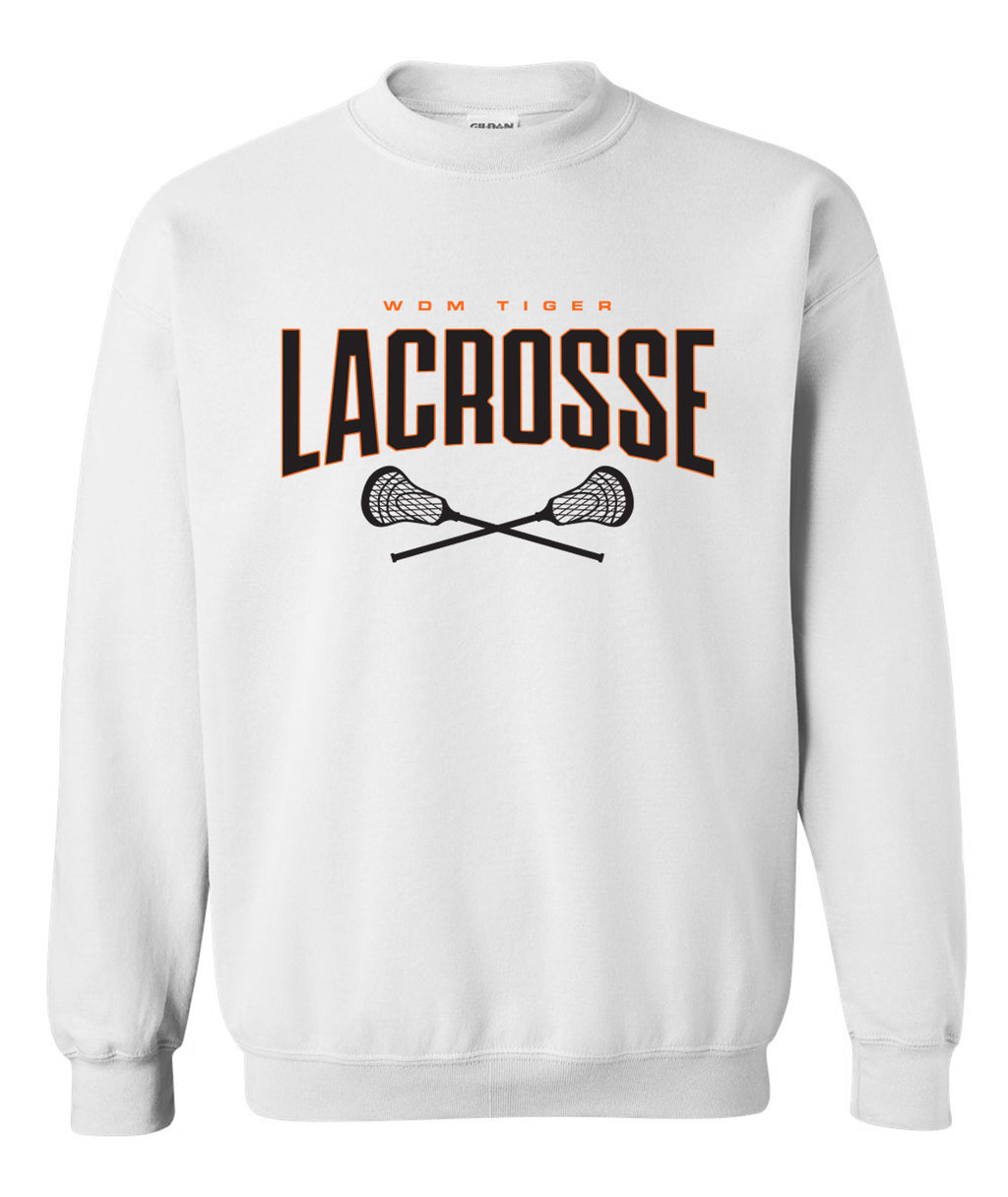 WDM Tiger Lacrosse Crewneck Sweatshirt