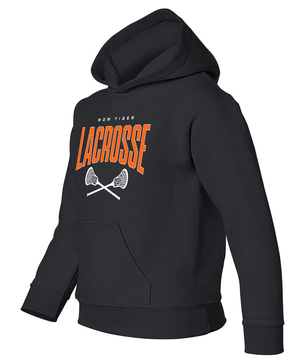 WDM Tiger Lacrosse Youth Hooded Sweatshirt