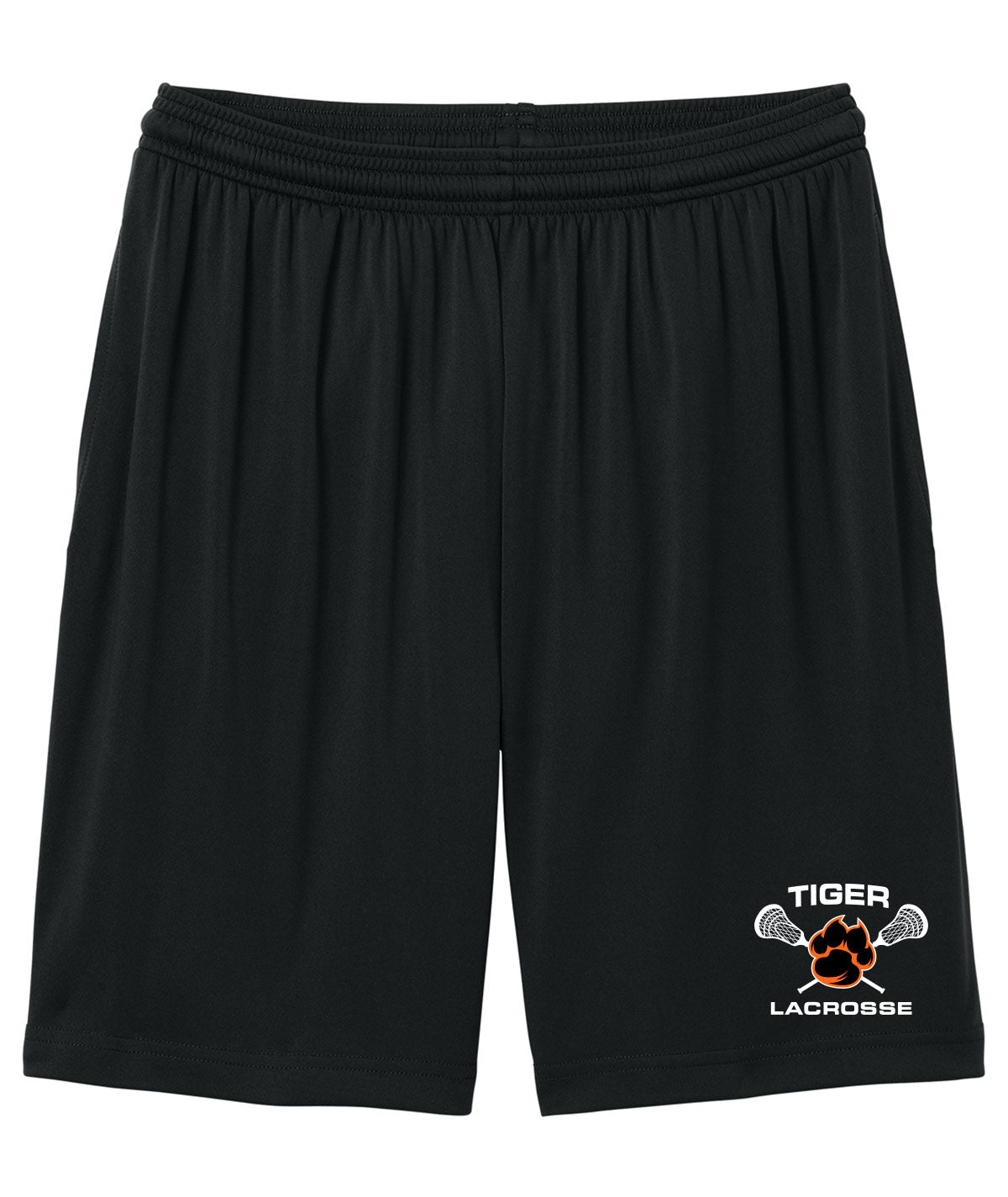 WDM Tiger Lacrosse Mens Performance Pocket Shorts