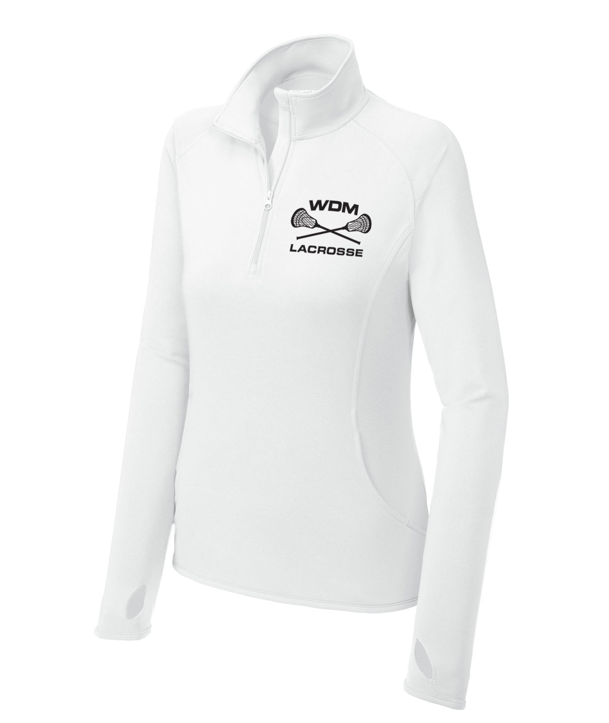 Tiger Lacrosse Womens 1/2 Zip Performance Pullover