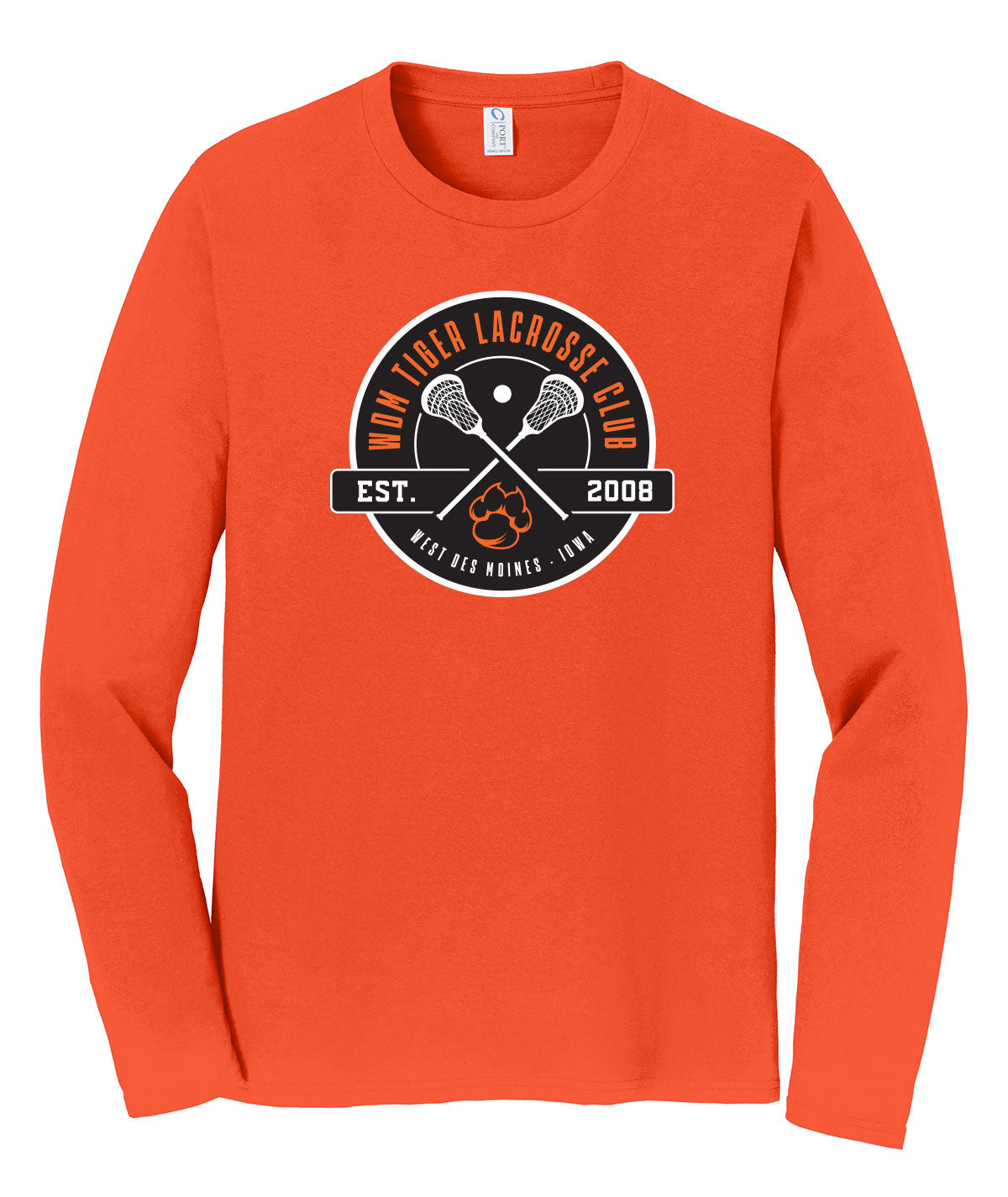 WDM Tiger Lacrosse Club Long-Sleeve Softstyle Tee