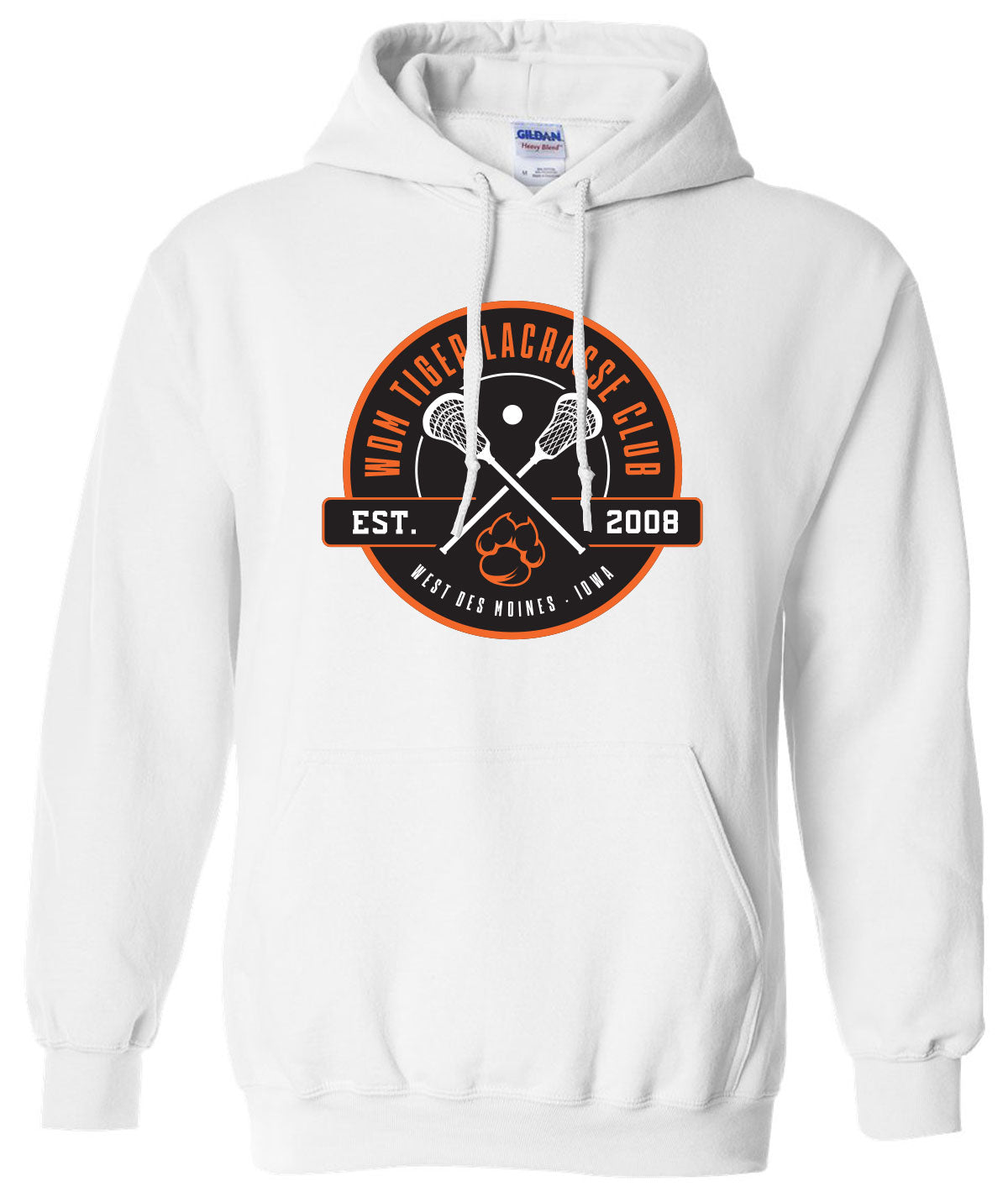 WDM Tiger Lacrosse Hooded Sweatshirt