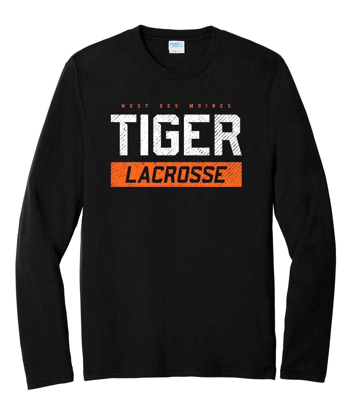 Tiger Lacrosse Long-Sleeve Softstyle Tee
