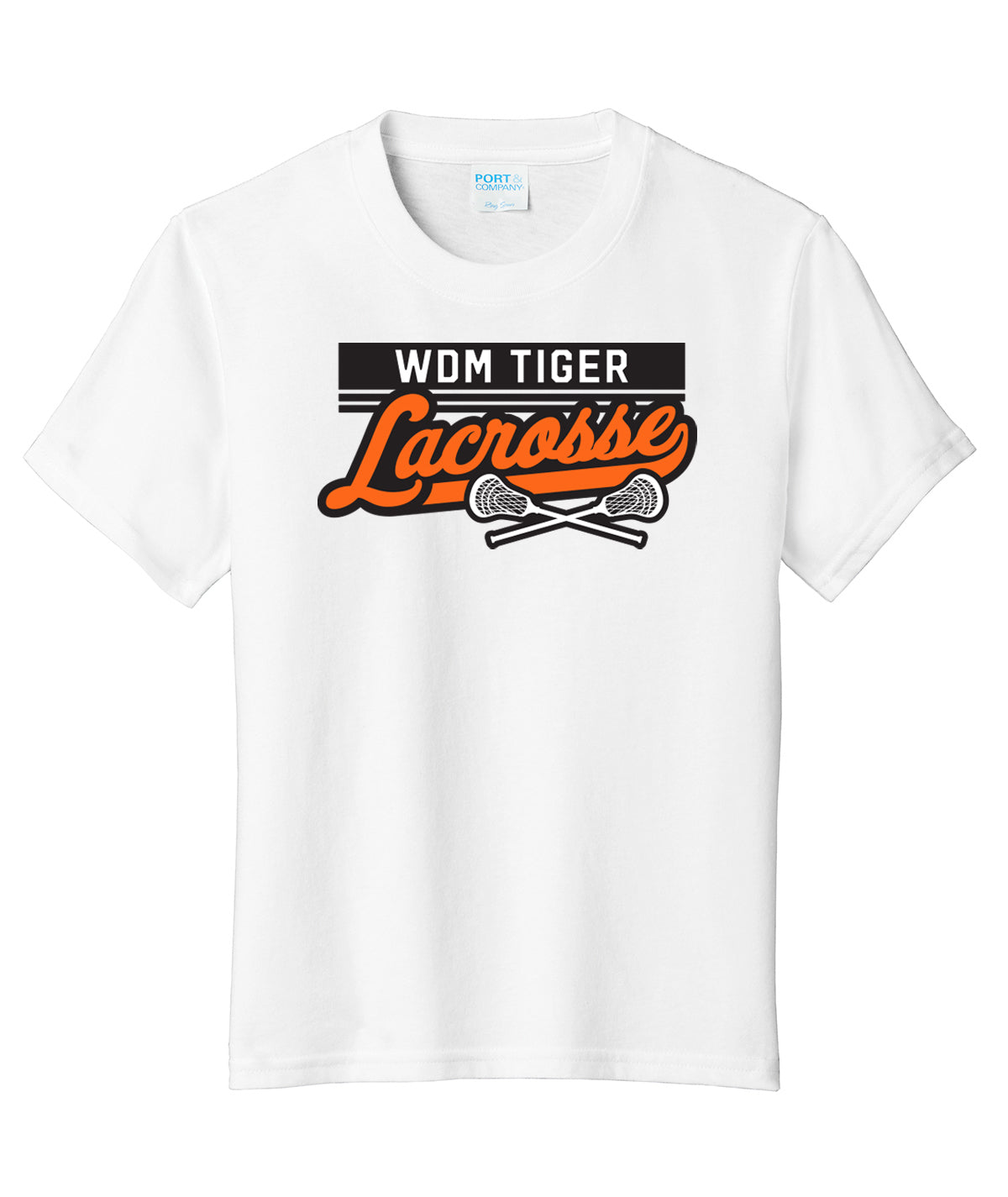 WDM Tiger Lacrosse Youth Softstyle Tee