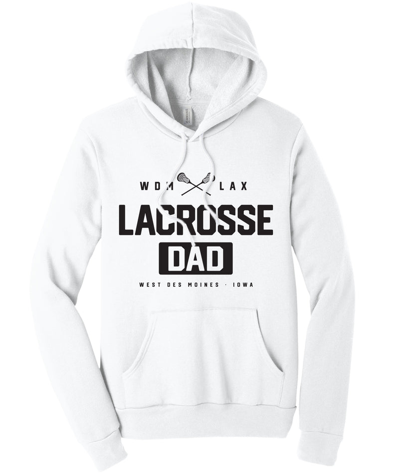 WDM Lacrosse Dad 2024 Fleece Pullover Hoodie