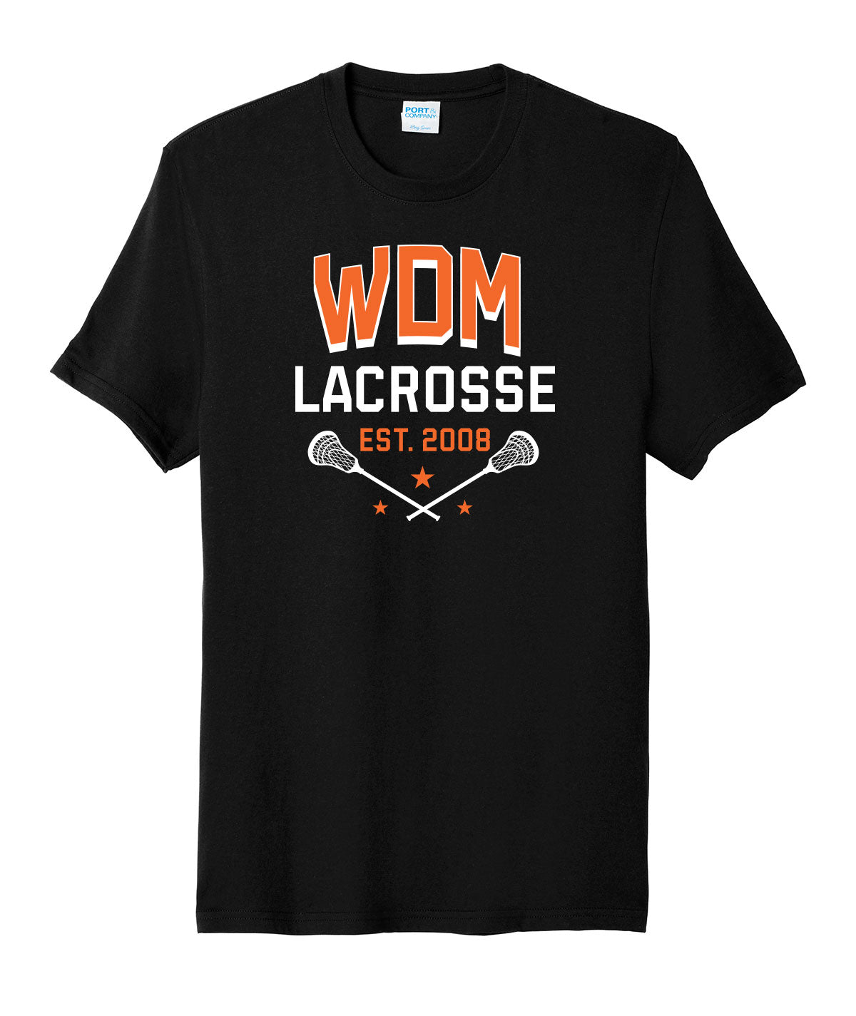 WDM Lacrosse Est. 2008 Softstyle Tee