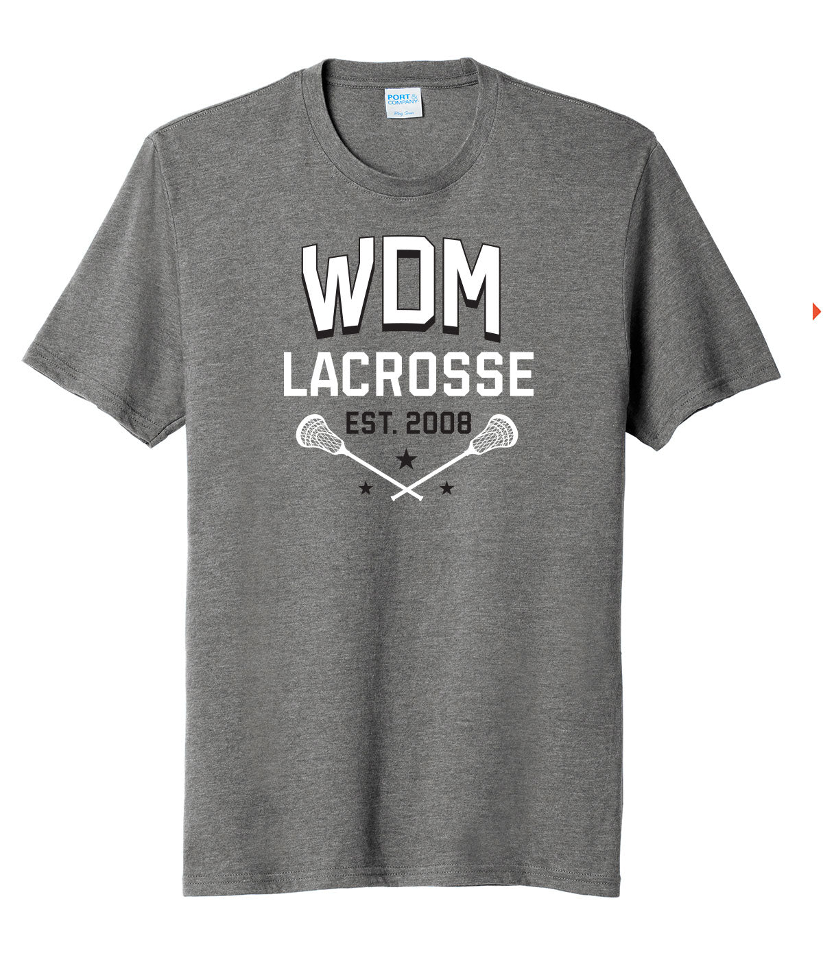 WDM Lacrosse Est. 2008 Softstyle Tee