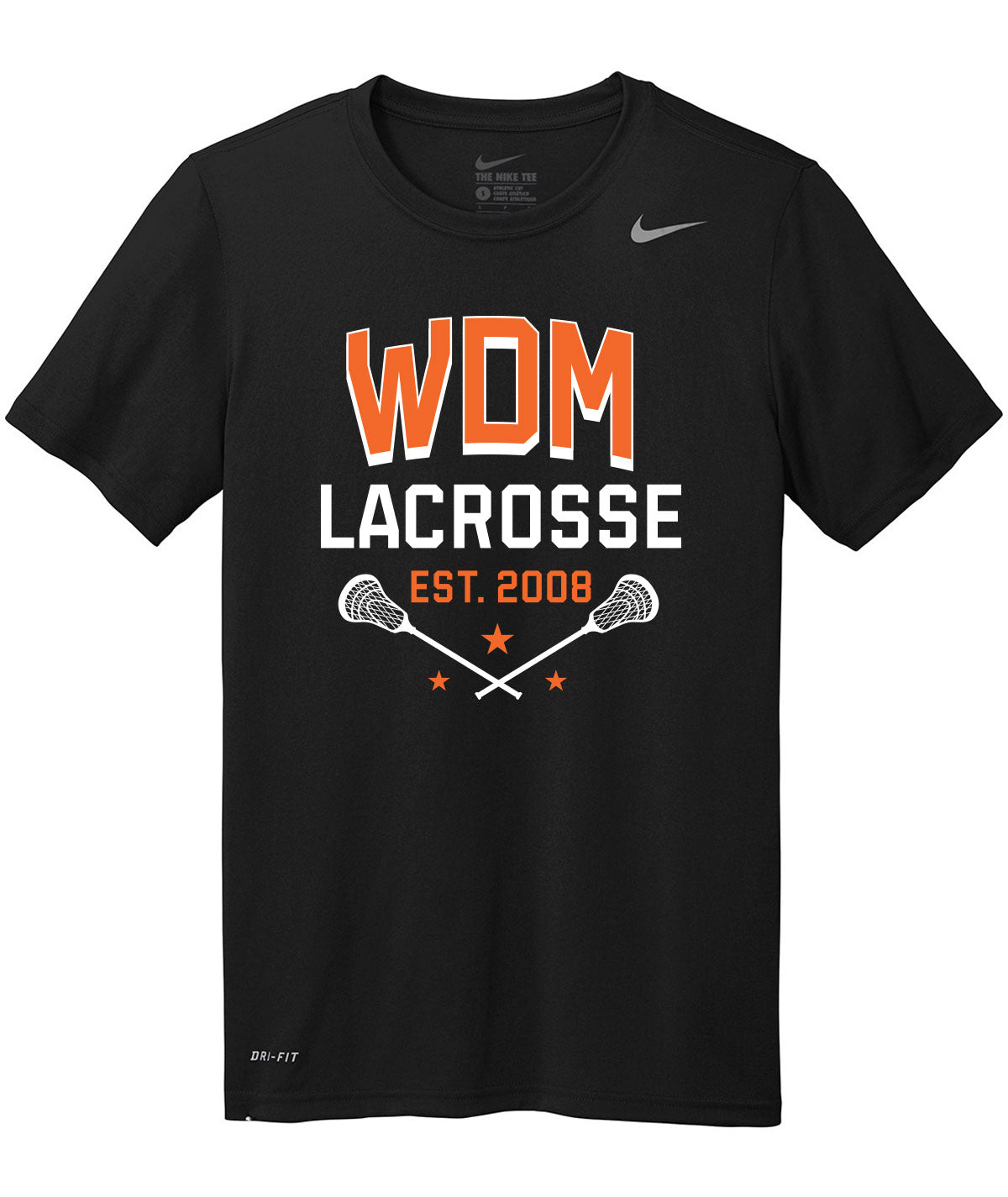 WDM Lacrosse Est. 2008 Nike Legend Tee