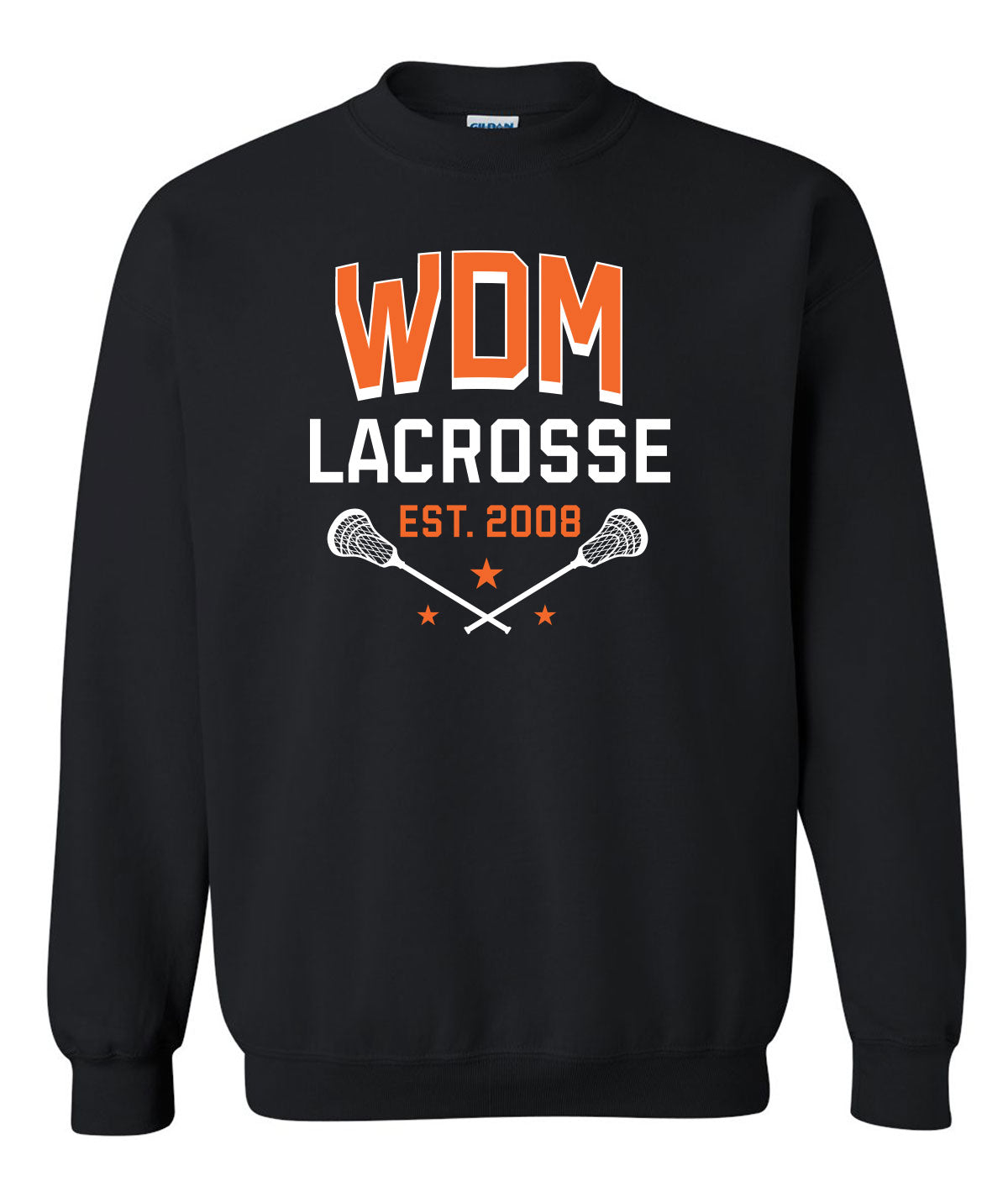 WDM Lacrosse Est. 2008 Crewneck Sweatshirt