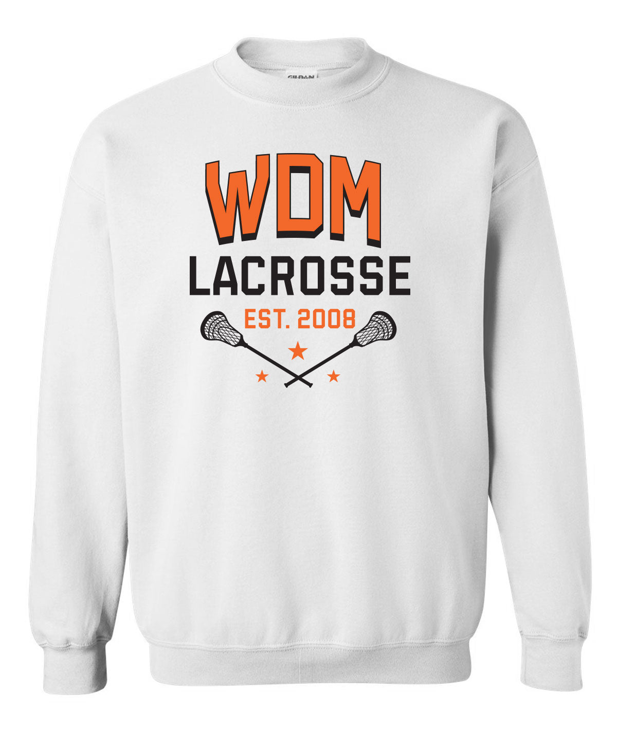 WDM Lacrosse Est. 2008 Crewneck Sweatshirt