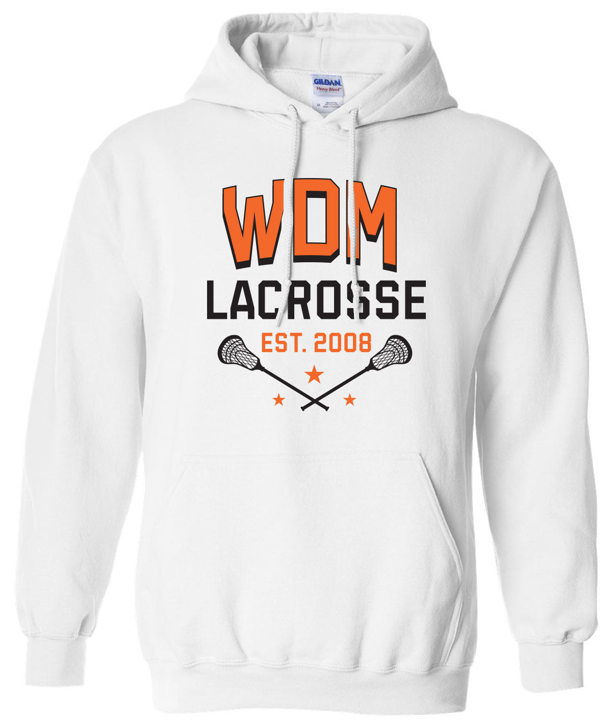 WDM Lacrosse Est. 2008 Hooded Sweatshirt