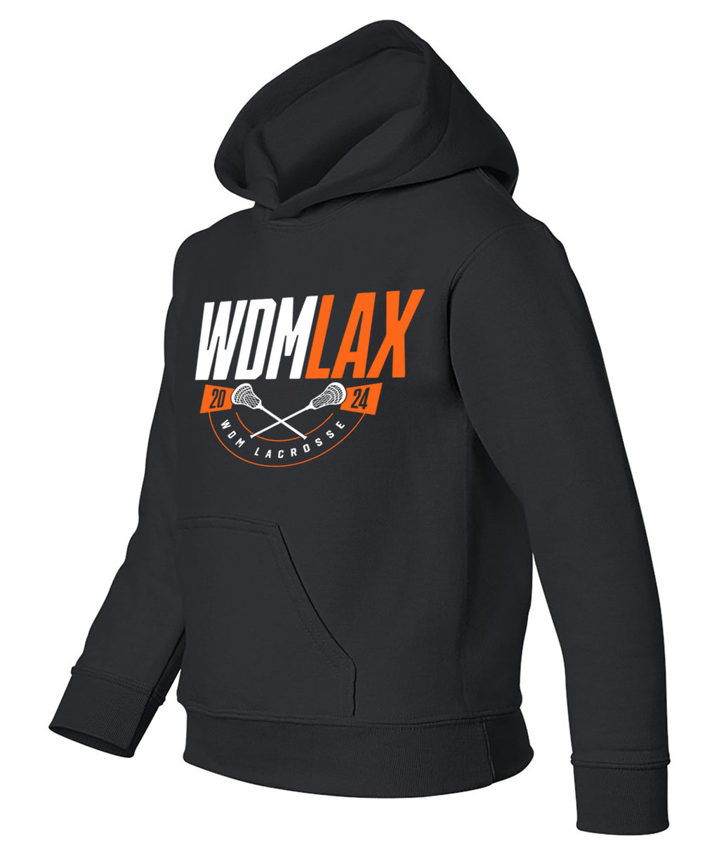 2024 WDMLAX Youth Hooded Sweatshirt