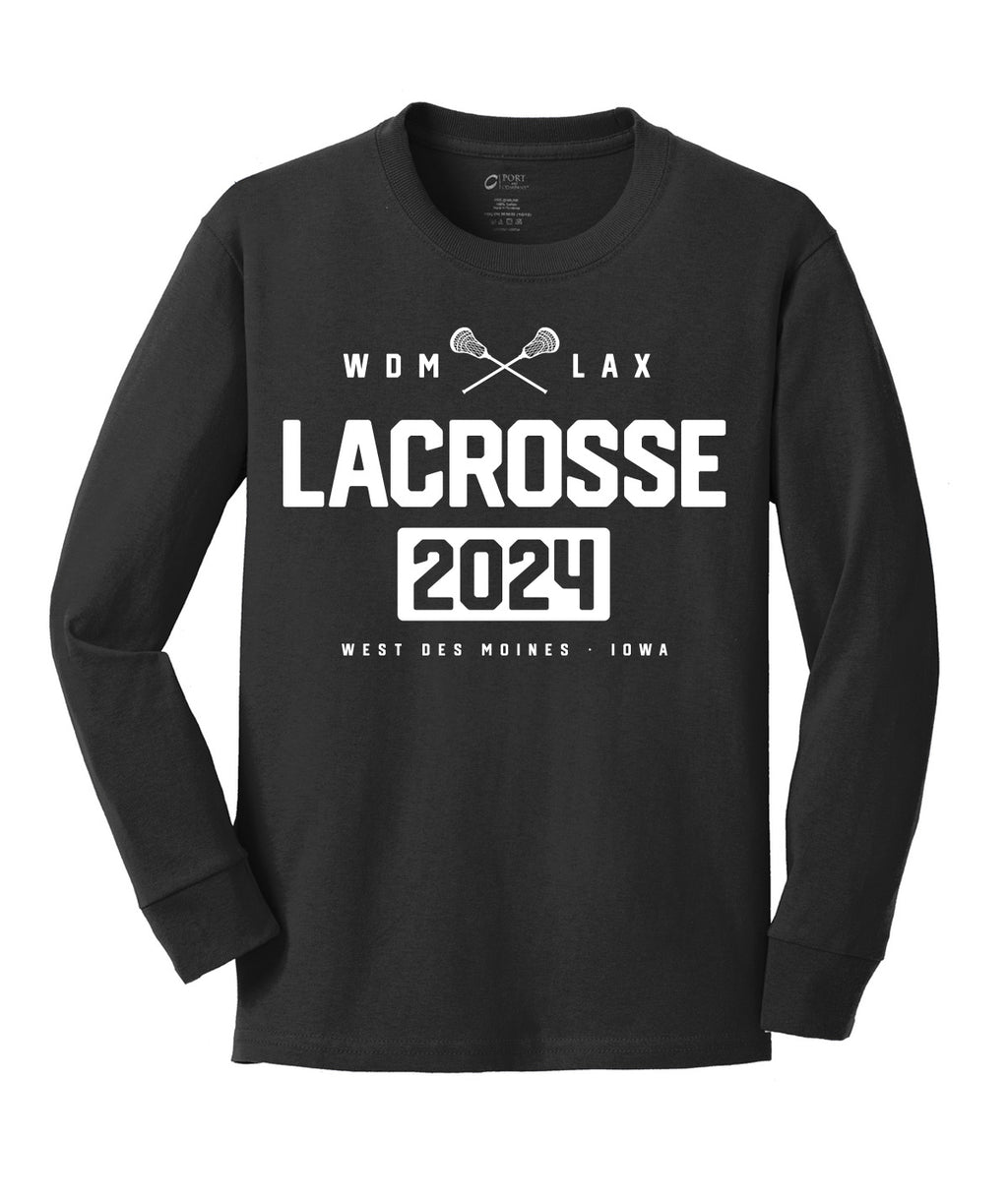 WDM Lacrosse 2024 Youth Long Sleeve Tee