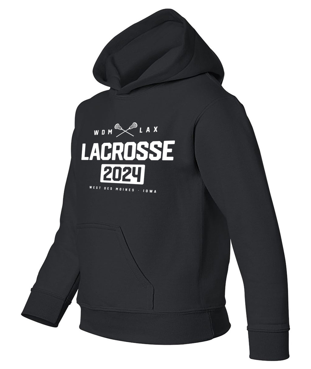 WDM Lacrosse 2024 Youth Hooded Sweatshirt