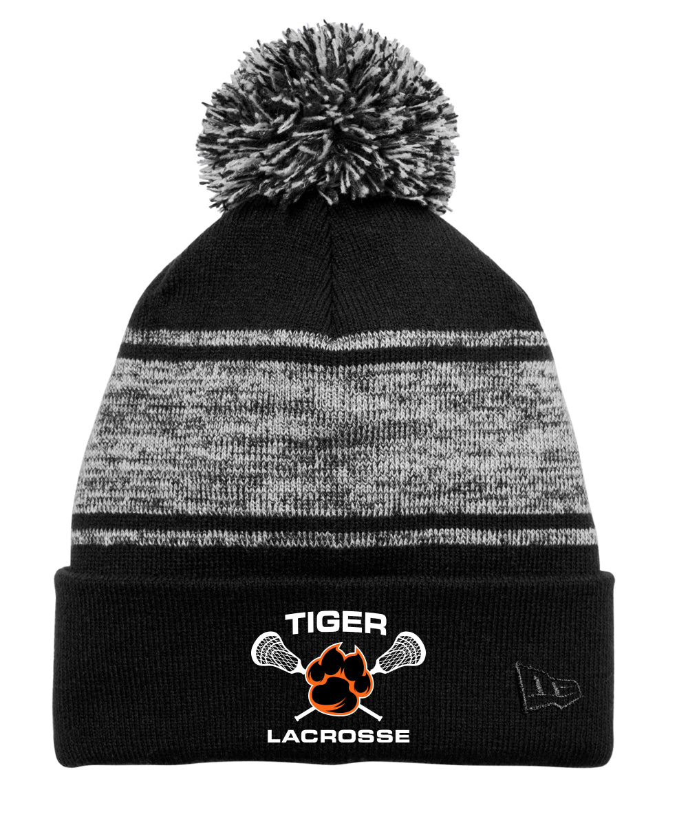 Tiger/WDM Lacrosse New Era Chilled Pom Beanie