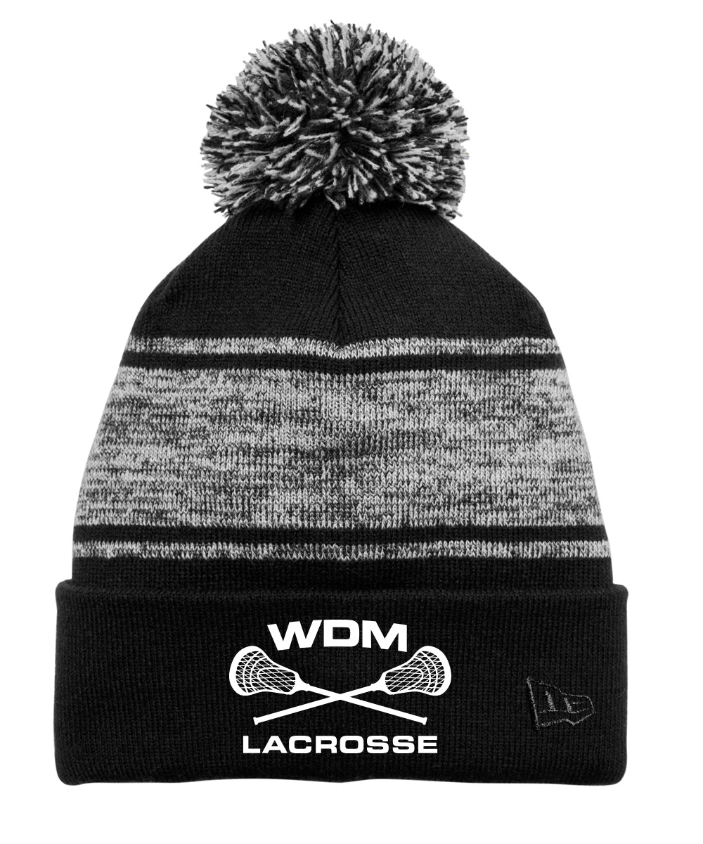 Tiger/WDM Lacrosse New Era Chilled Pom Beanie