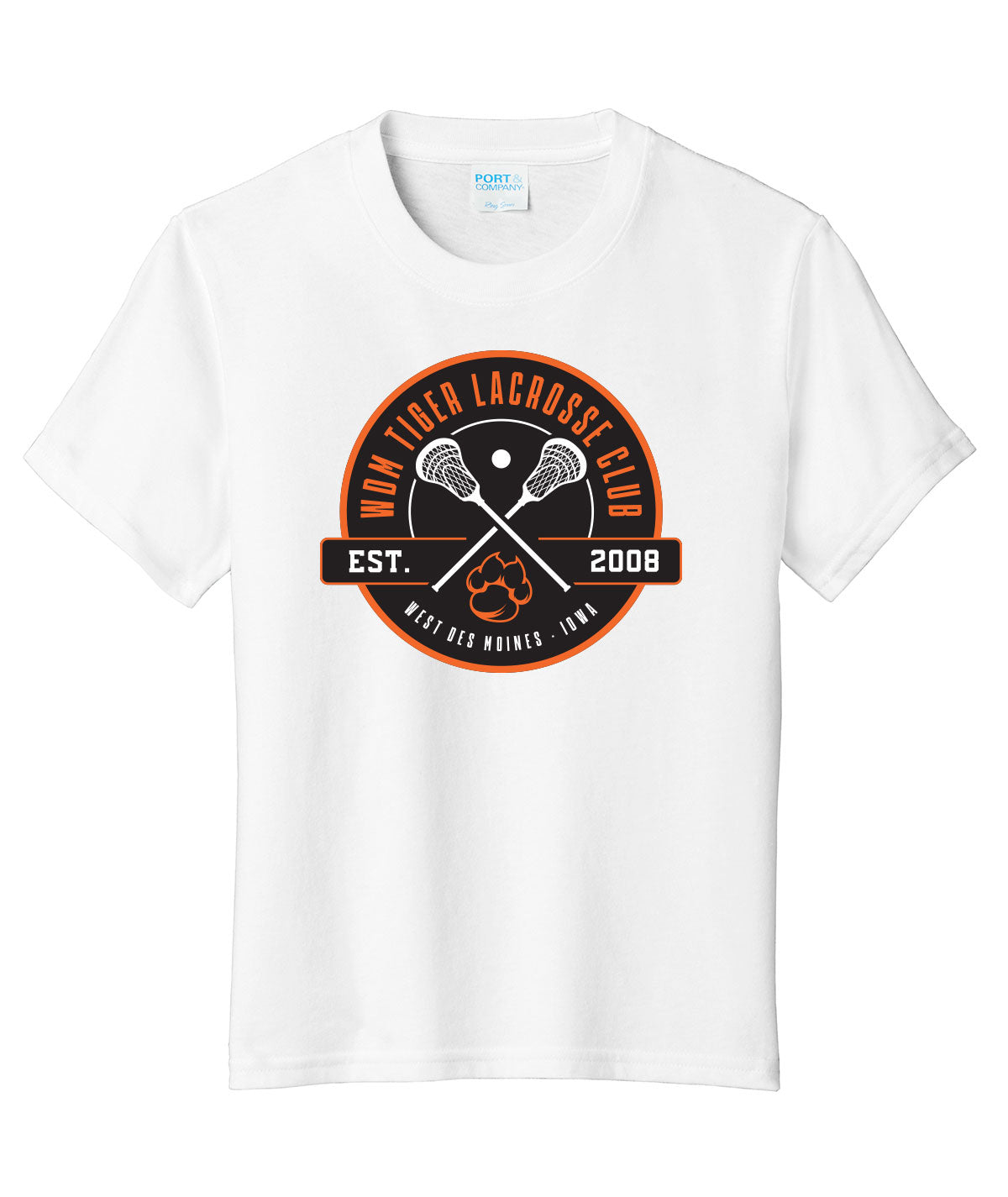 WDM Tiger Lacrosse Club Softstyle Tee