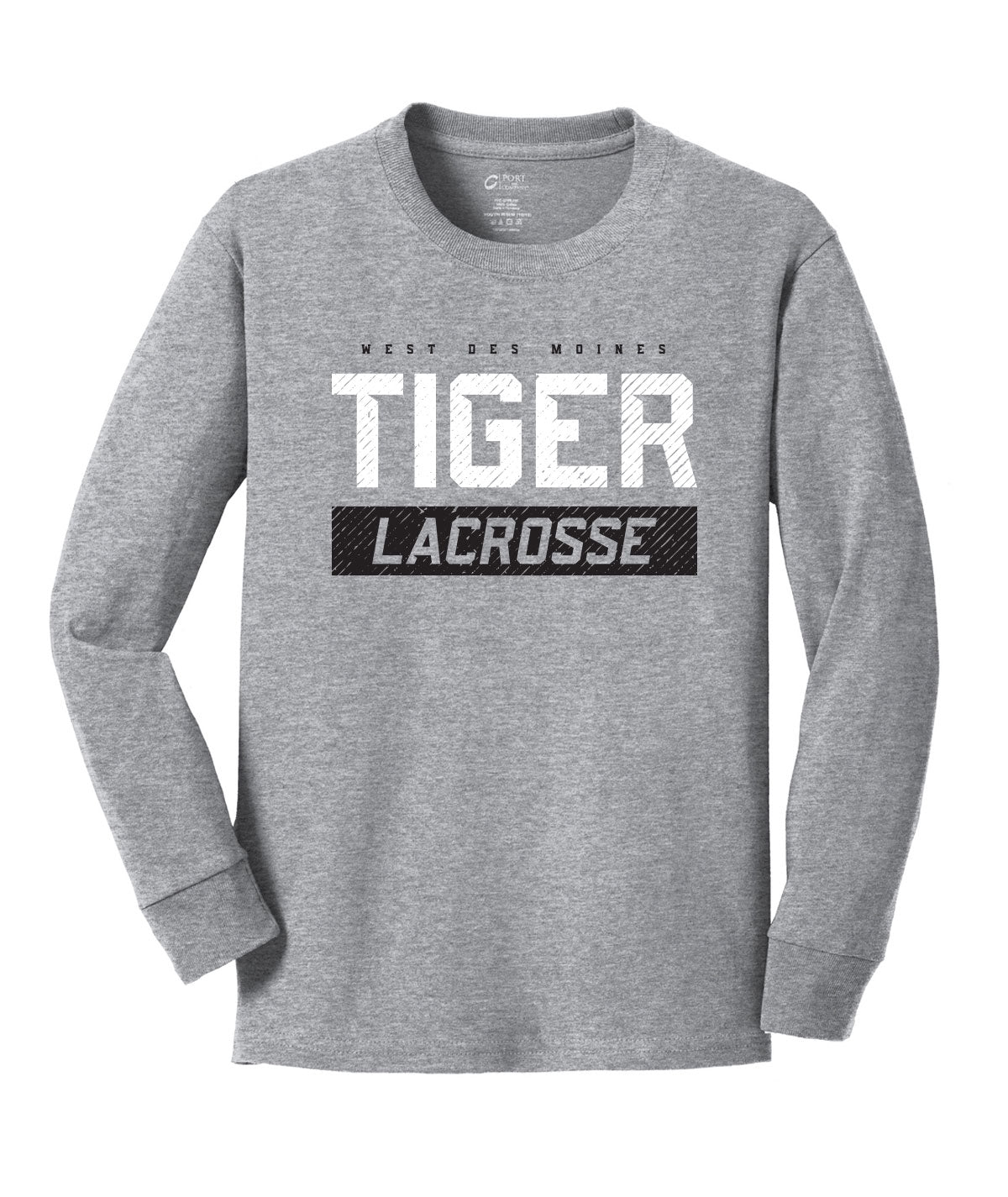 Tiger Lacrosse Youth Long Sleeve Tee