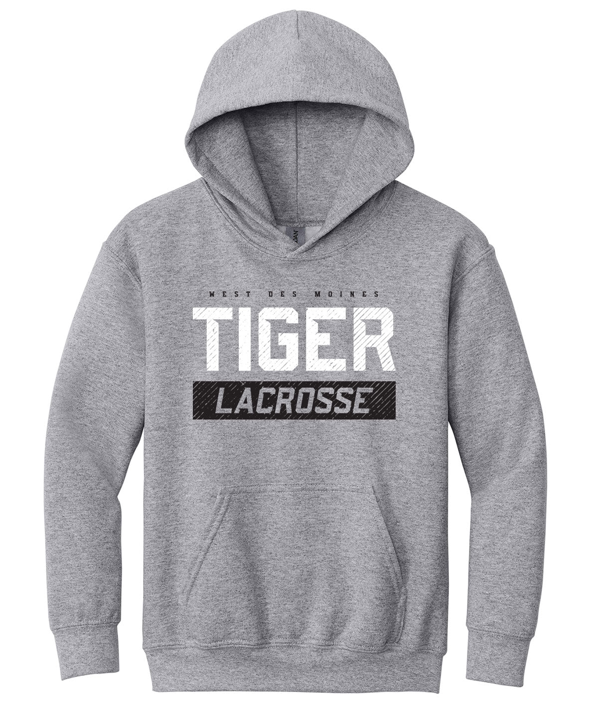 Tiger Lacrosse Youth Hooded Sweatshirt