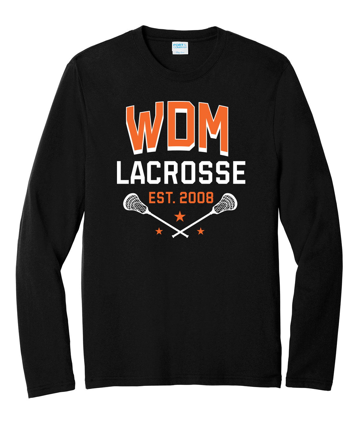 WDM Lacrosse Est. 2008 Long-Sleeve Softstyle Tee