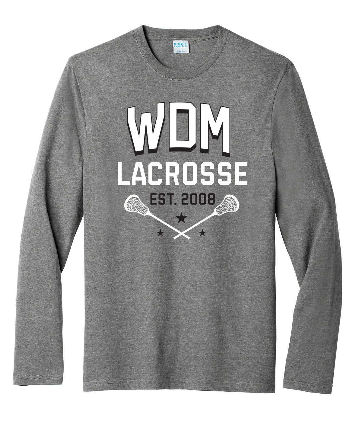 WDM Lacrosse Est. 2008 Long-Sleeve Softstyle Tee