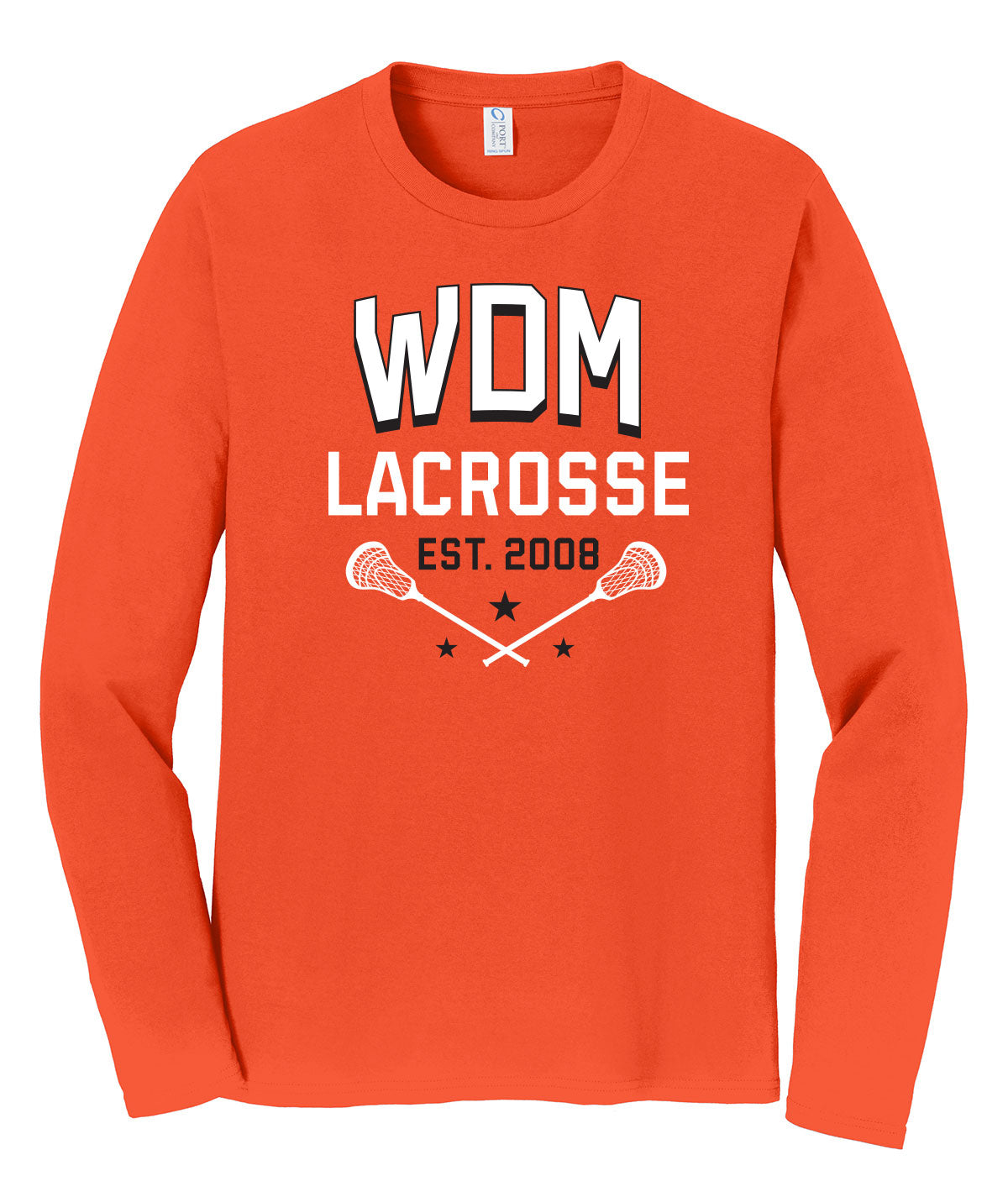 WDM Lacrosse Est. 2008 Long-Sleeve Softstyle Tee