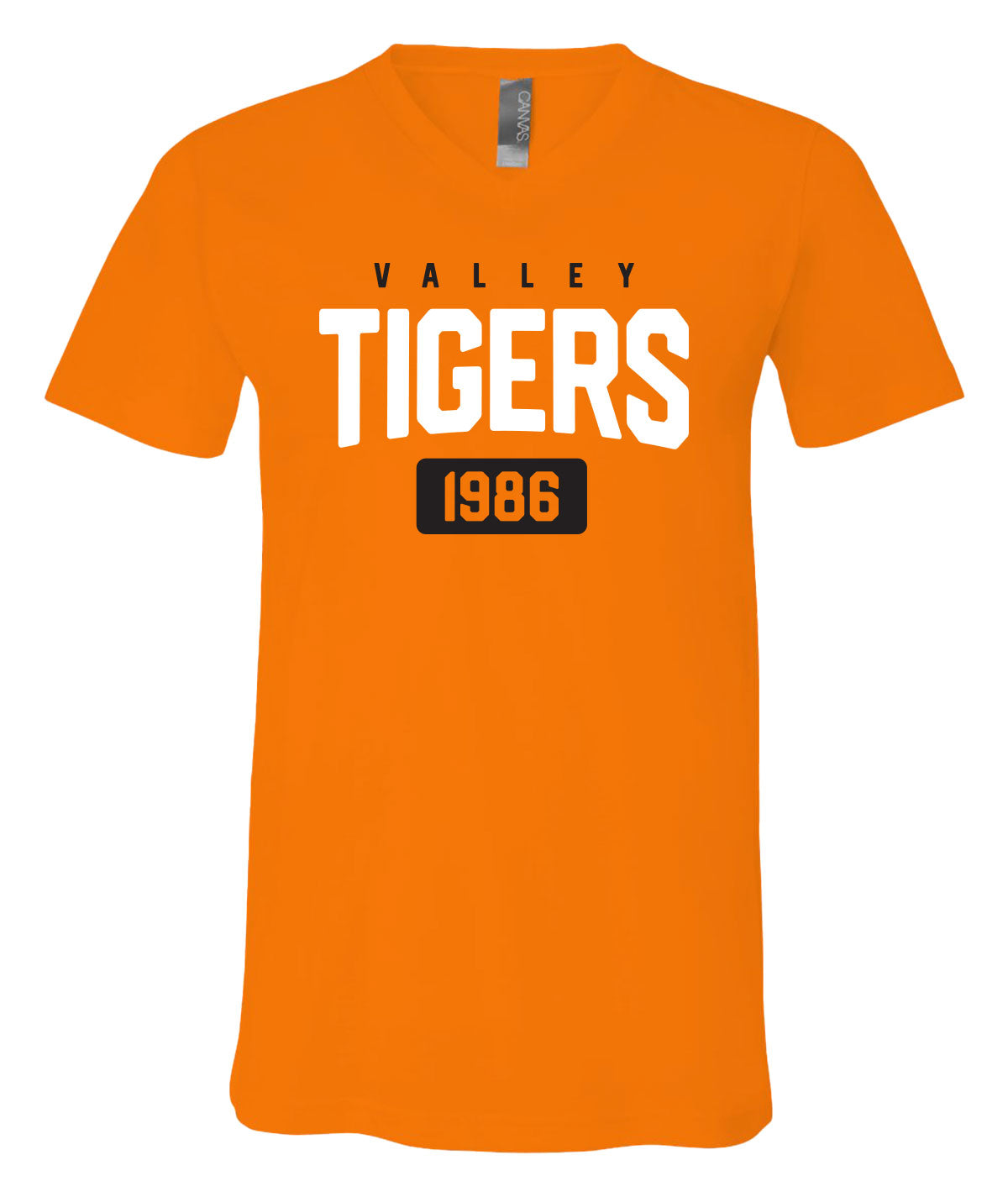 Valley Tigers 1986 Alumni V-Neck Softstyle Tee