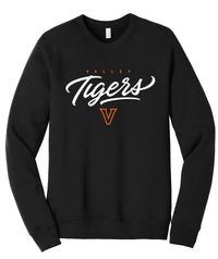 Tigers Customizable Bella Canvas Raglan Crewneck Sweatshirt