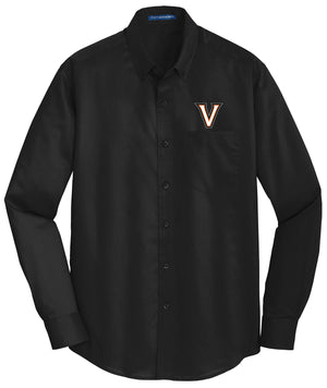 Valley V Mens Twill Button-Down Shirt