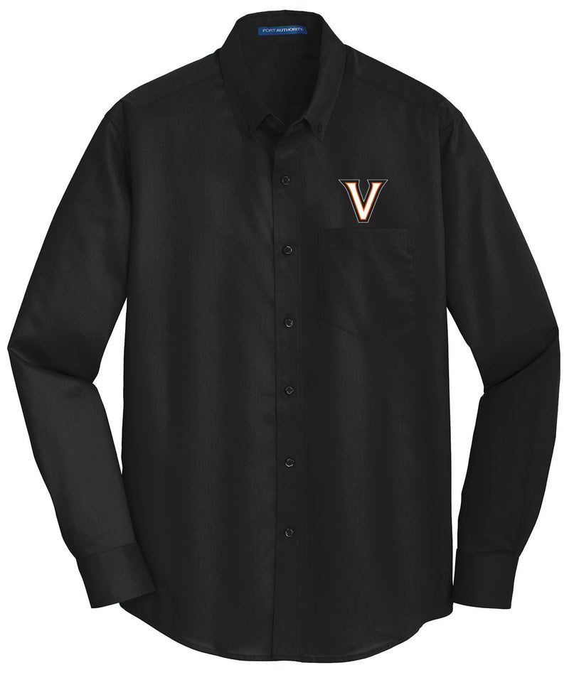 Valley V Mens Twill Button-Down Shirt