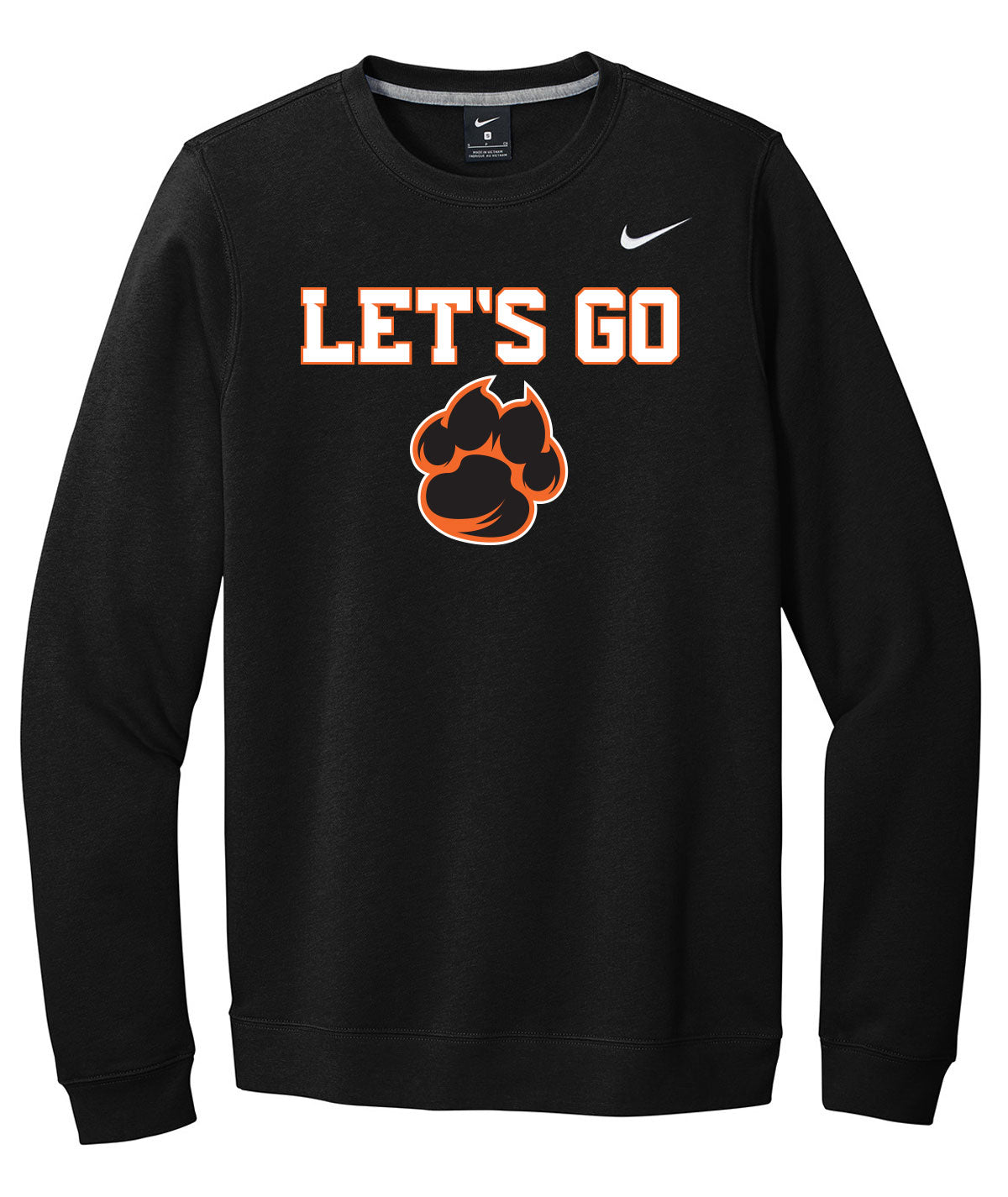 Tigers Customizable Nike Crewneck Fleece