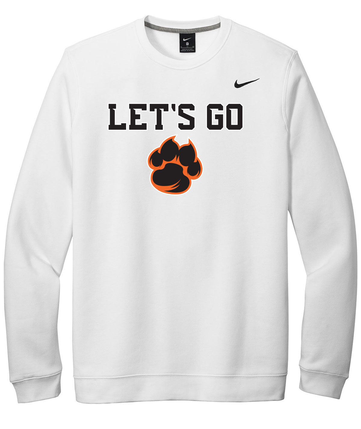 Tigers Customizable Nike Crewneck Fleece