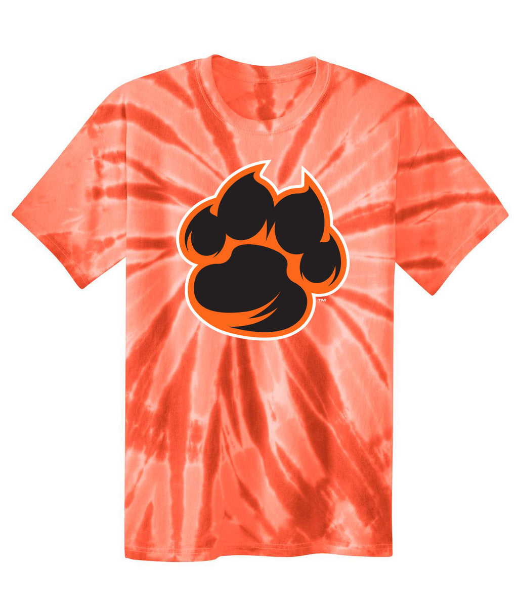 Tiger Paw Youth Tie-Dye Tee