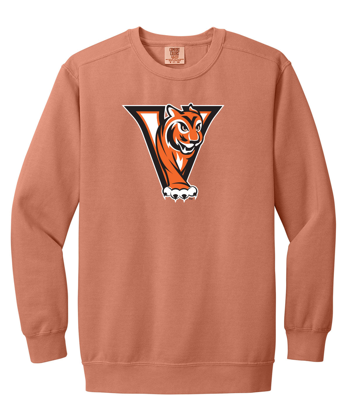 Tigers Customizable Comfort Colors Crewneck Sweatshirt