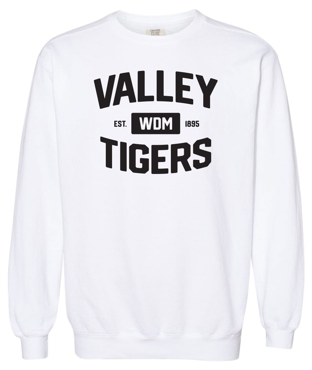 Tigers Customizable Comfort Colors Crewneck Sweatshirt