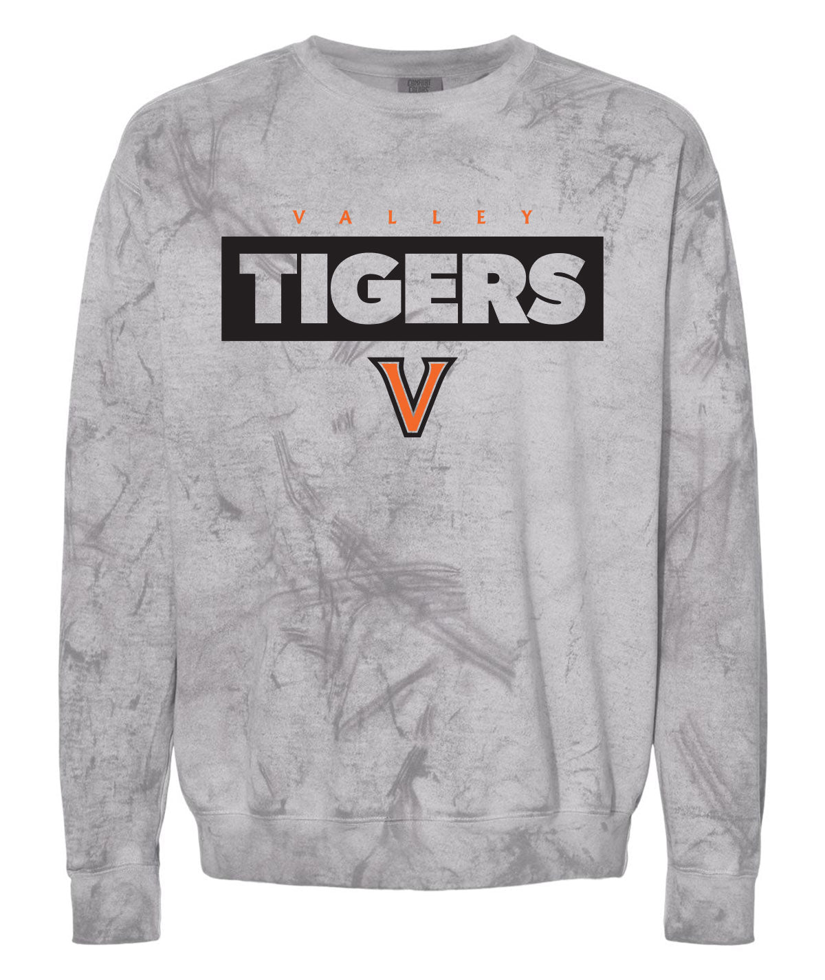 Tigers Customizable Comfort Colors Colorblast Crewneck Sweatshirt
