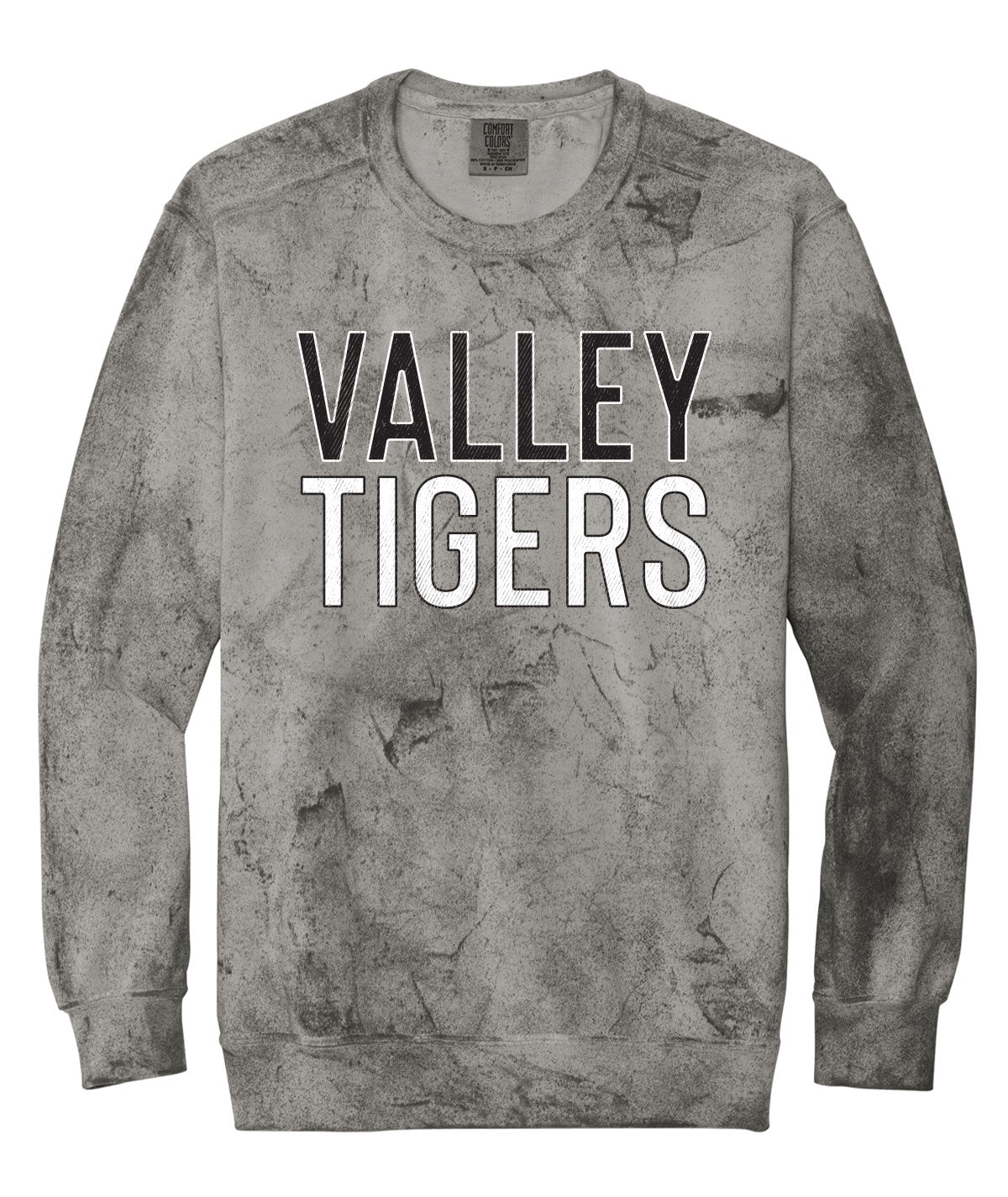 Tigers Customizable Comfort Colors Colorblast Crewneck Sweatshirt