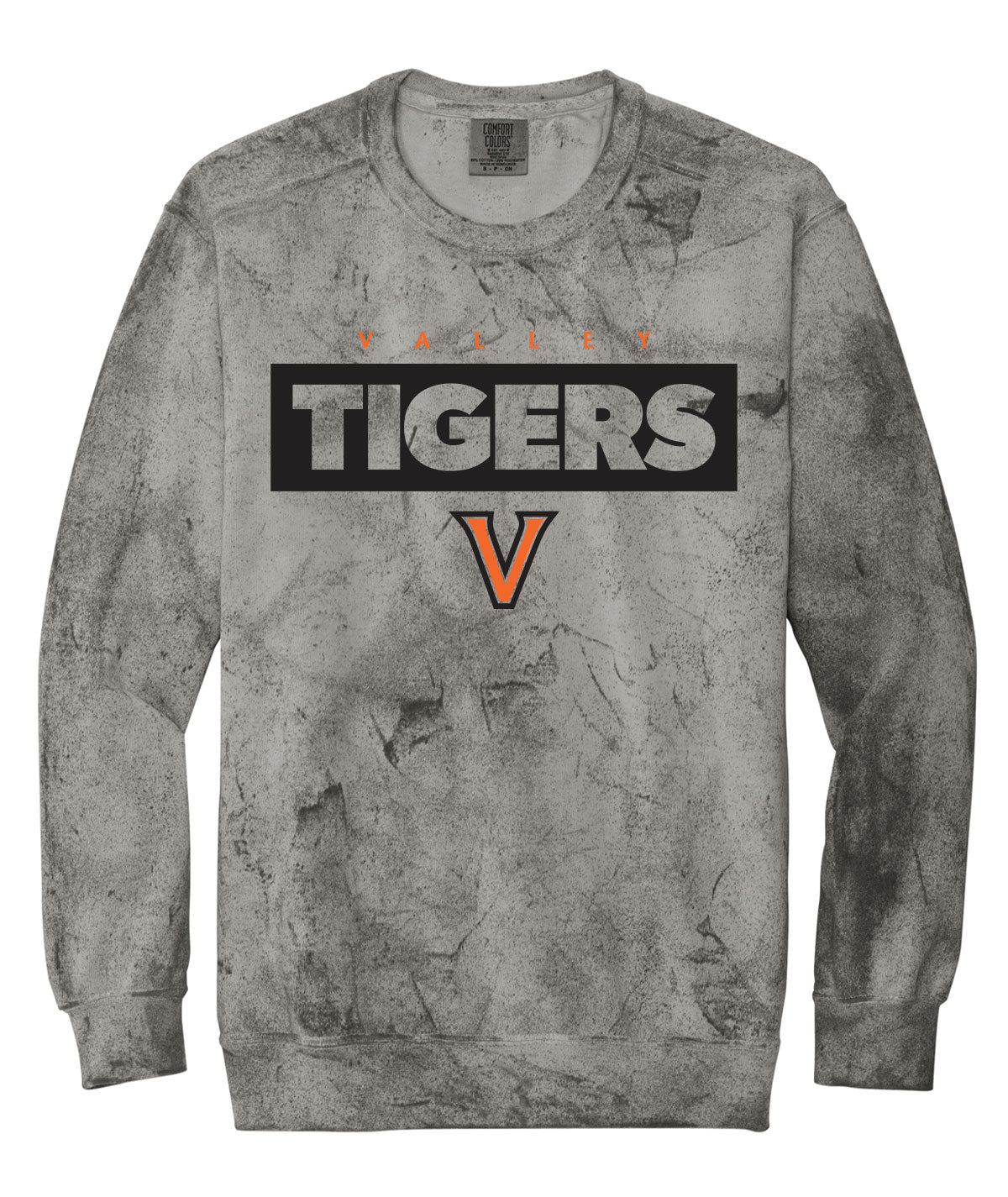 Tigers Customizable Comfort Colors Colorblast Crewneck Sweatshirt