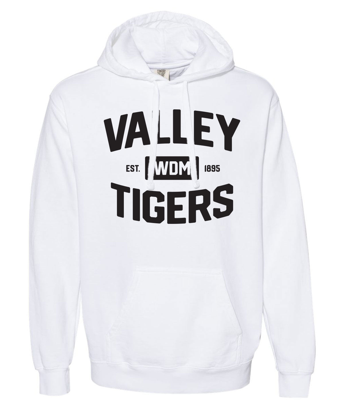 Tigers Customizable Comfort Colors Hooded Sweatshirt