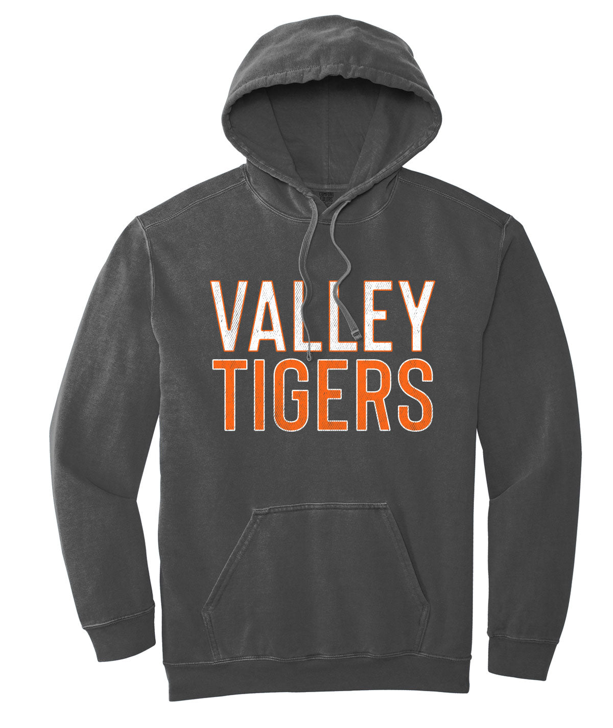Tigers Customizable Comfort Colors Hooded Sweatshirt
