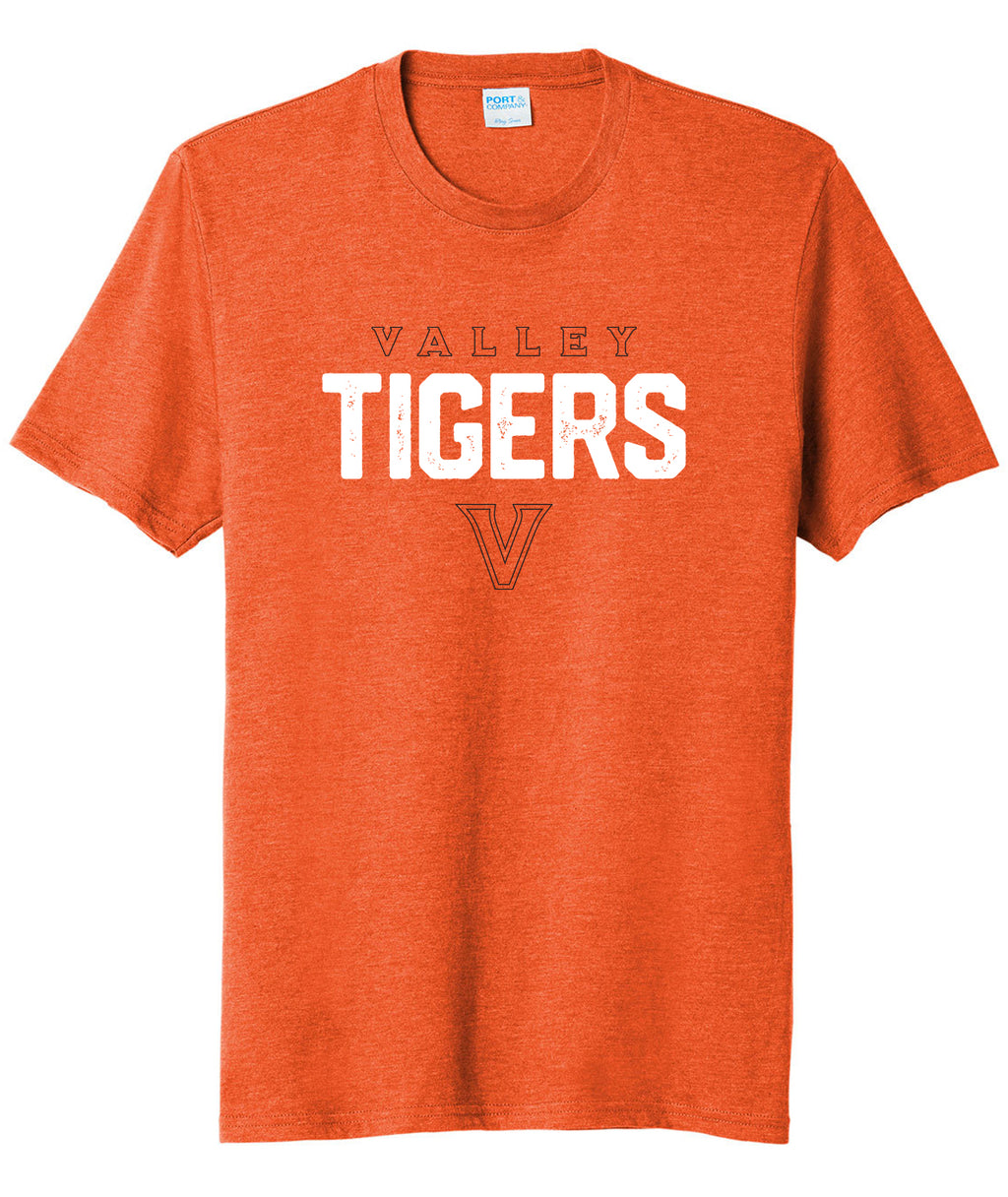 Valley Tigers Lineup Tri-Blend Tee