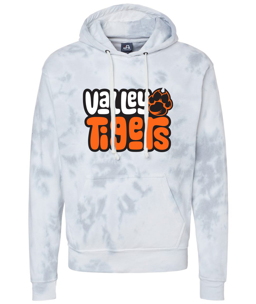 Valley Tigers Graffiti Tie-Dye Hoodie