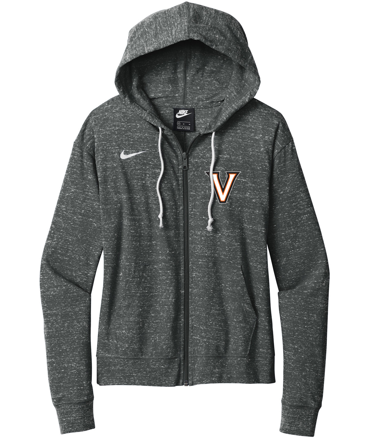 Tigers Womens Nike Gym Full-Zip Hoodie