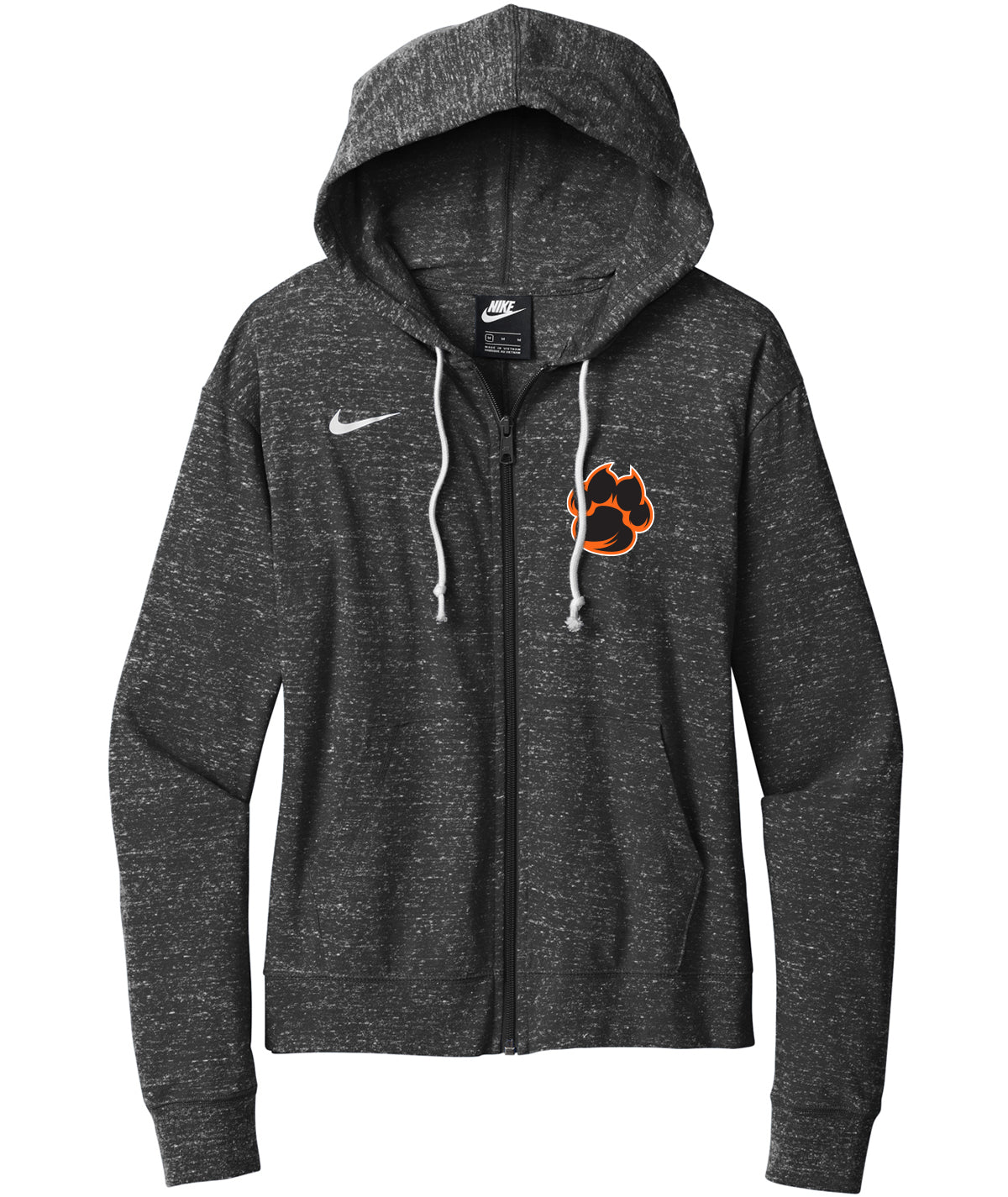 Tigers Womens Nike Gym Full-Zip Hoodie