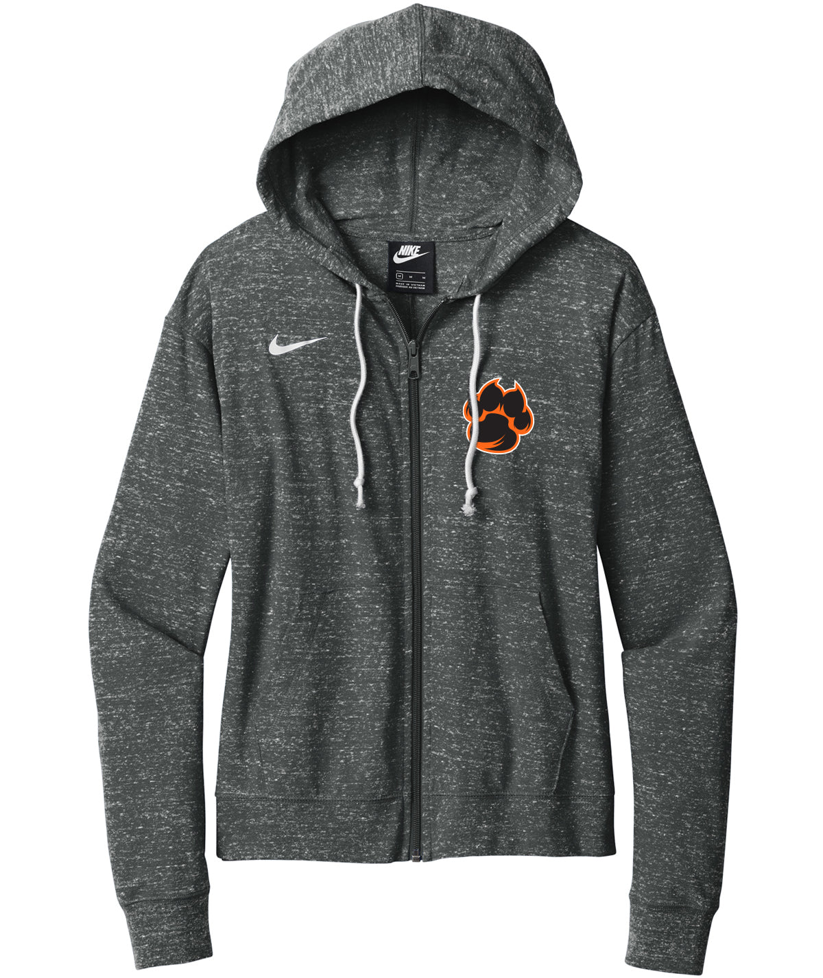 Tigers Womens Nike Gym Full-Zip Hoodie