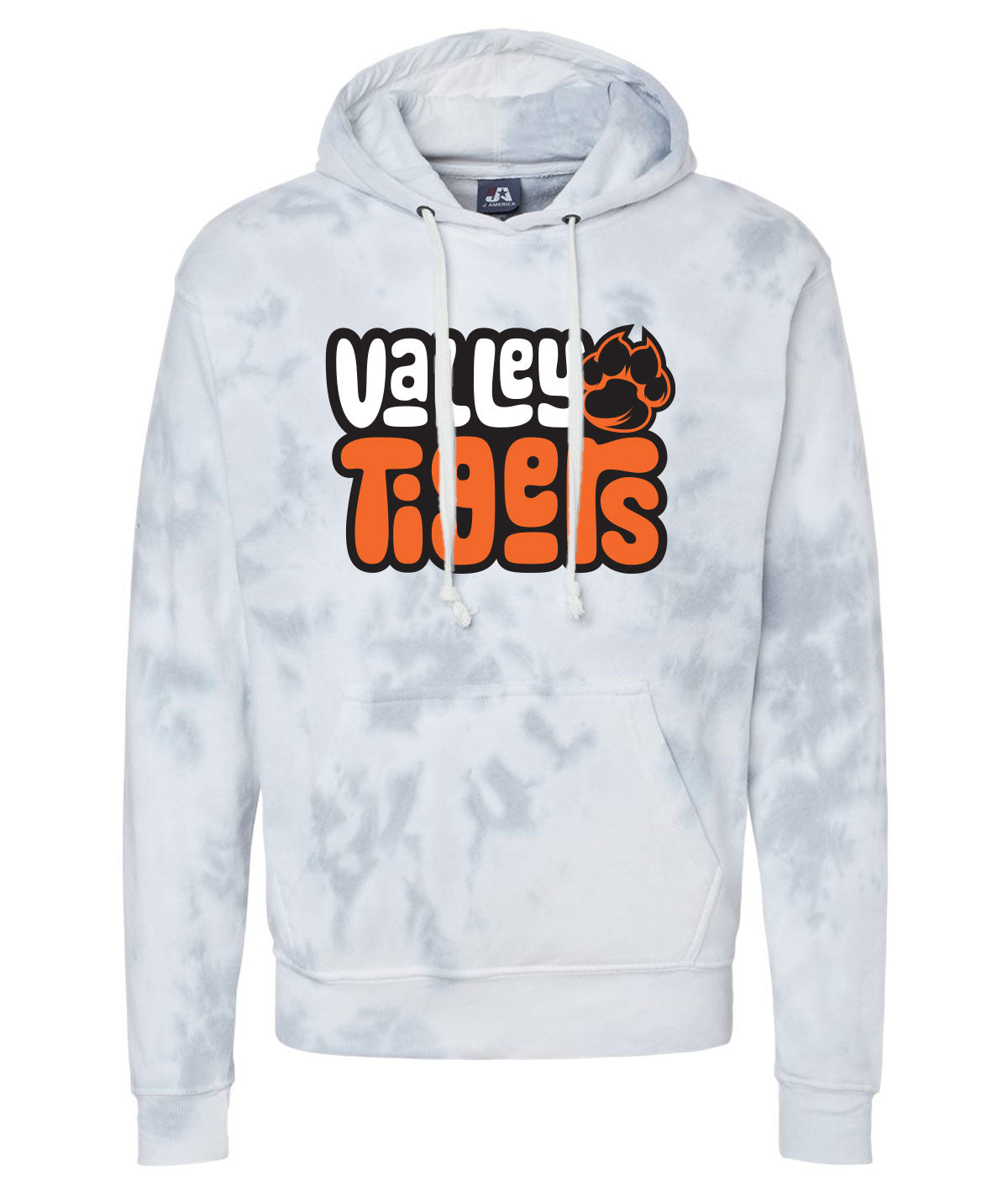 Clive - Valley Tigers Graffiti Tie-Dye Hoodie