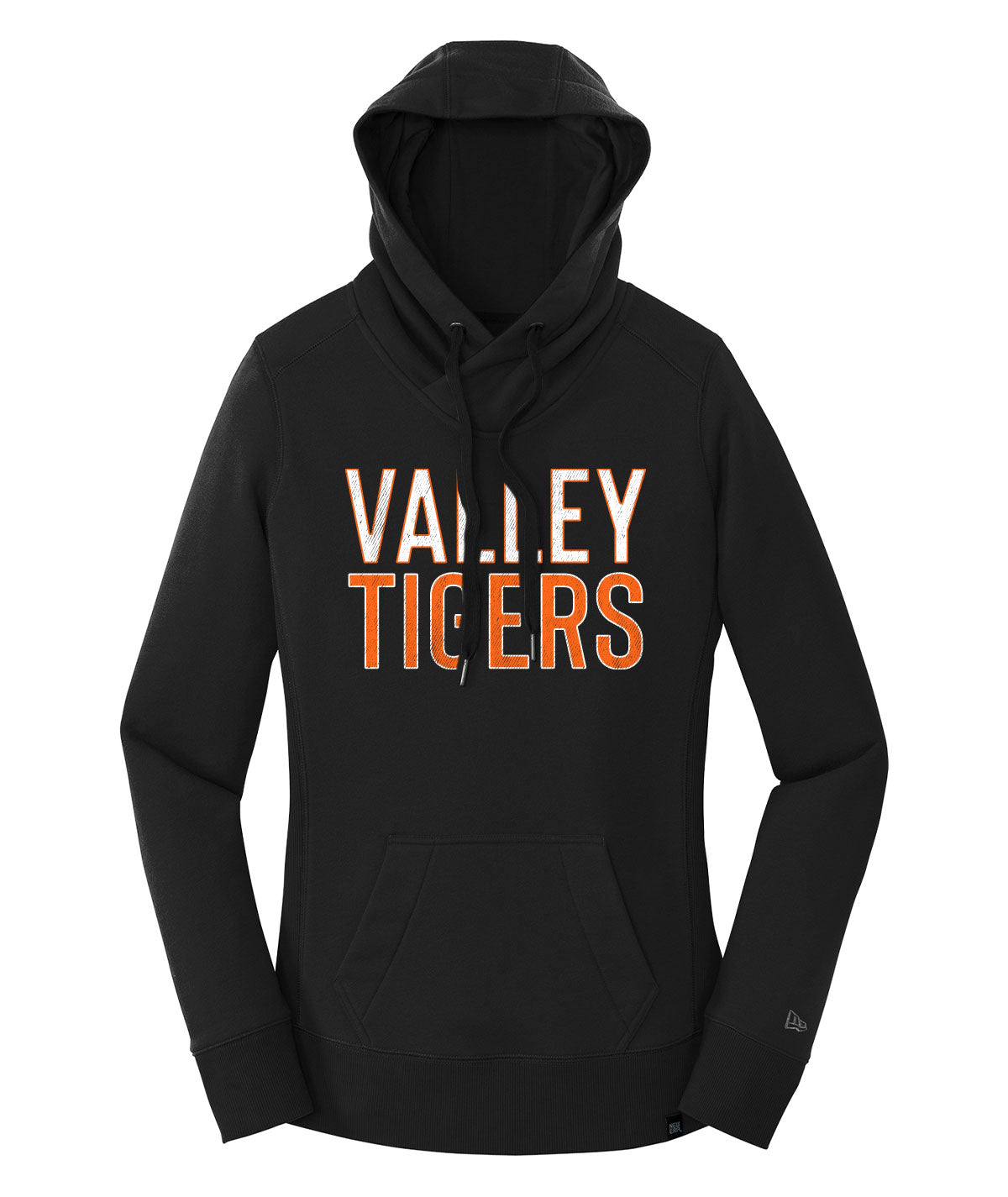 Valley Tigers Retro Womens New Era French Terry Hoodie
