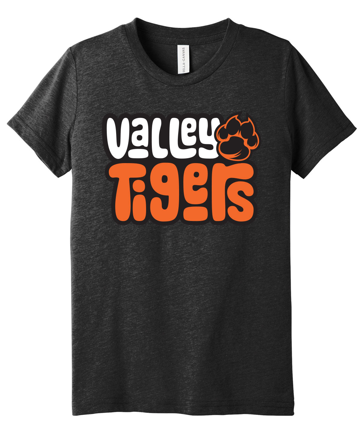 Clive - Valley Tigers Graffiti Triblend Youth Tee