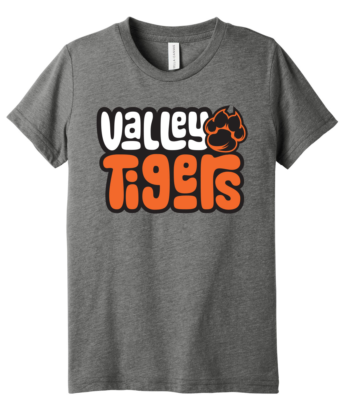 Clive - Valley Tigers Graffiti Triblend Youth Tee